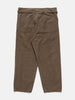 back flat shot of the Kaptain Sunshine Gaba. Traveller Easy Pants Cub Brown
