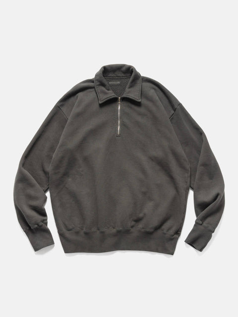 KAPTAIN SUNSHINE Half Zipper Pullover Fade Black, Sweatshirts