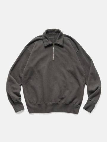 KAPTAIN SUNSHINE Half Zipper Pullover Fade Black, Sweatshirts