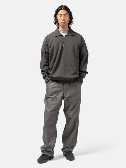 KAPTAIN SUNSHINE Half Zipper Pullover Fade Black, Sweatshirts