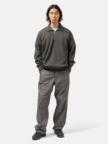 KAPTAIN SUNSHINE Half Zipper Pullover Fade Black, Sweatshirts