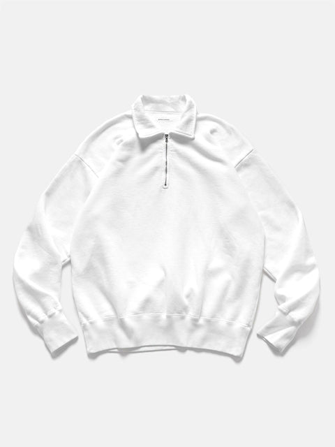 KAPTAIN SUNSHINE Half Zipper Pullover White, Sweatshirts
