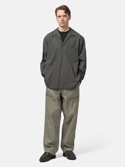 KAPTAIN SUNSHINE Pullover Shirt STRIPE Ink Black, Shirts