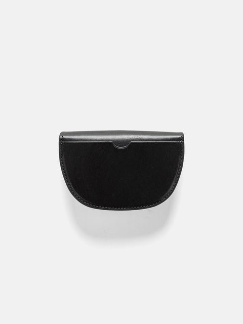 KAPTAIN SUNSHINE Round Wallet Sml Black, Wallets