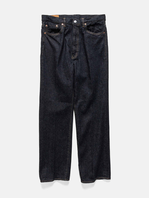 KAPTAIN SUNSHINE Skate Shoecut Denim Pants Indigo One Wash, Jeans