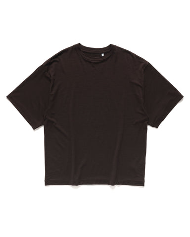 KAPTAIN SUNSHINE Super Soft Merino Tenjiku Half Sleeve Tee Brown, T-Shirts