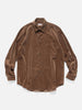 KAPTAIN SUNSHINE Suvin Corduroy Regular Collared Shirt Brown, Shirts