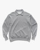 KAPTAIN SUNSHINE Suvin Sweat Halfzip Pullover Feather Grey, Sweaters