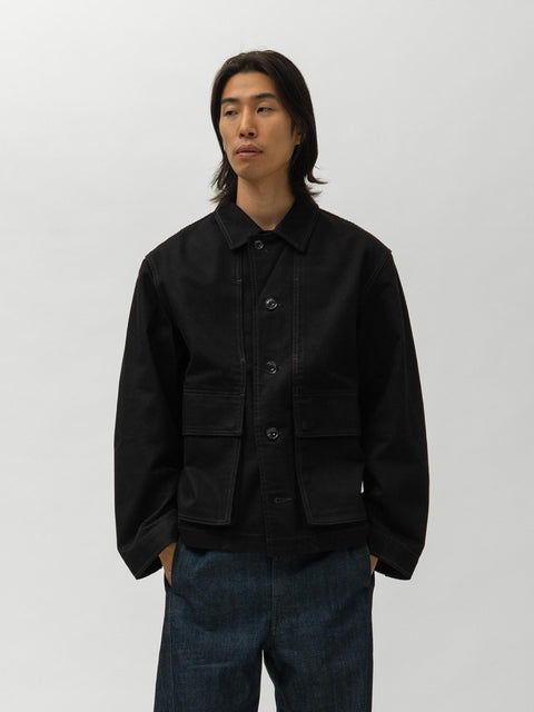 LEMAIRE Boxy Jacket Black, Jackets