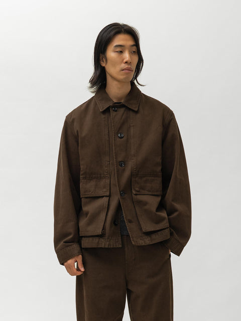 LEMAIRE Boxy Jacket Ristretto, Jackets
