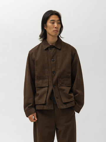 LEMAIRE Boxy Jacket Ristretto, Jackets