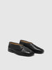 LEMAIRE Flat Piped Slippers Black / Dark Chocolate, Shoes