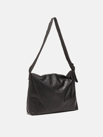 LEMAIRE Large Folio Bag Dark Chocolate, Shoulder Bags