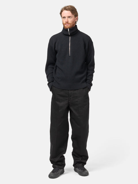 LEMAIRE Maxi Barrel Workwear Pants Black, Pants