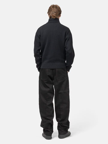 LEMAIRE Maxi Barrel Workwear Pants Black, Pants