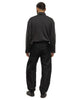 LEMAIRE Mock Neck Sweatshirt Anthracite Melange, Sweaters