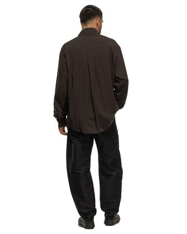 LEMAIRE Relaxed Shirt Dark Espresso, Shirts