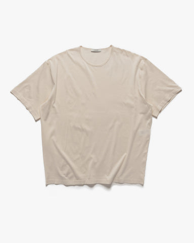 LEMAIRE Relaxed T-Shirt Chalk, T-Shirts