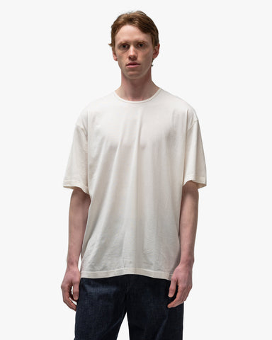 LEMAIRE Relaxed T-Shirt Chalk, T-Shirts