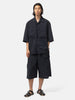 LEMAIRE Short Sleeve Utility Shirt Squid Ink, Shirts