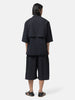 LEMAIRE Short Sleeve Utility Shirt Squid Ink, Shirts