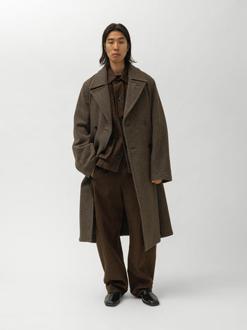 LEMAIRE Soft DB Coat Mud, Coats