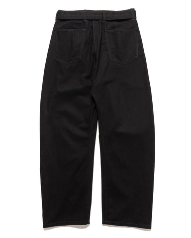 LEMAIRE Twisted Belted Pants Black, Bottoms