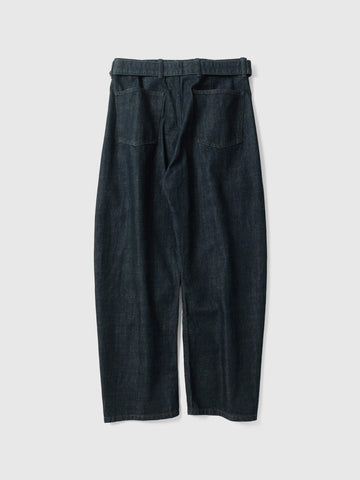LEMAIRE Twisted Belted Pants Denim Indigo, Pants
