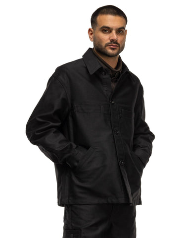 LEMAIRE Twisted Sleeve Workwear Jacket Black, Outerwear