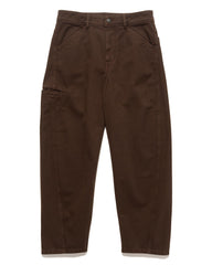 LEMAIRE Twisted Workwear Pants Espresso, Bottoms