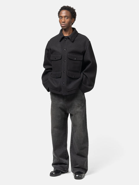 LEMAIRE Utility Jacket Black, Jackets