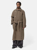 LEMAIRE Wrap Coat Dark Squirrel, Coats