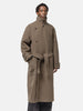 LEMAIRE Wrap Coat Dark Squirrel, Coats