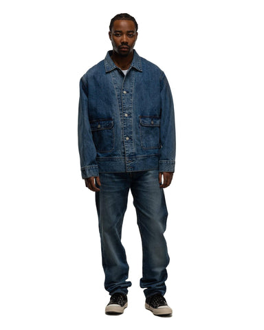 Levi's Japanese Denim Utility Trucker Jacket Medium Wash, Outerwear