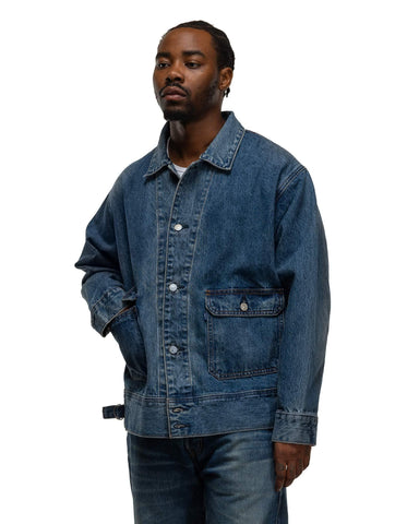 Levi's Japanese Denim Utility Trucker Jacket Medium Wash, Outerwear