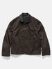 LEMAIRE Leather Collar Blouson Restretto Brown, Jackets
