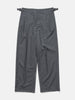 Flat shot of the LEMAIRE Pleated Tailored Pants Carbon
