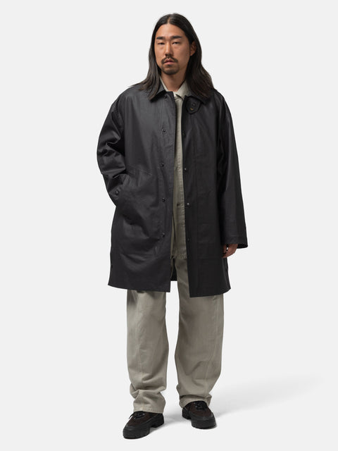 LEMAIRE Raincoat Slate Black, Coats