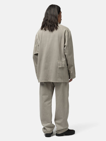 LEMAIRE Utility Overshirt Moonstone, Shirts