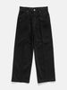 Flat shot of the LEMAIRE Wide Pants Black