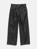Flat shot of the LEMAIRE Wide Pants With Studs Slate