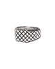 Maple Quilted Signet Ring Silver 925, Accessories