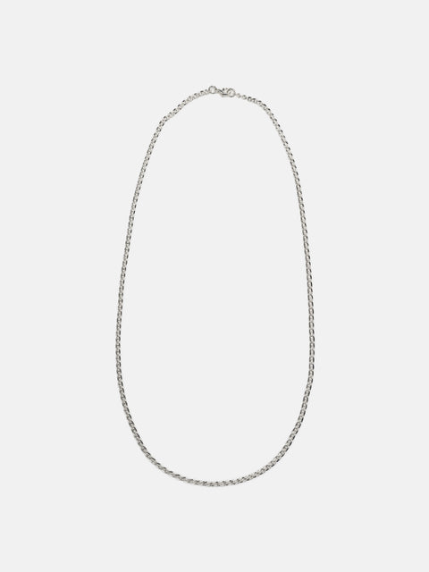 MAPLE Bar Curb Chain Silver 925, Chains