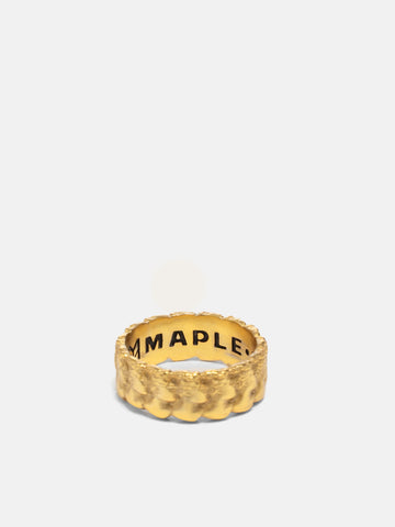 MAPLE History Ring 14K Gold Plated, Rings