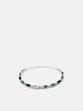 MAPLE Poncho Bracelet Silver 925/Black/Blue (Adjustable), Bracelets