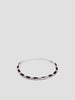 MAPLE Poncho Bracelet Silver 925/Blood Red (Adjustable), Jewelry