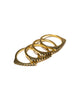 MAPLE Stackable Ring 14K Gold Plated, Accessories