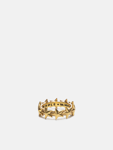 MAPLE Star Ring Medium 14K Gold Plated, Rings