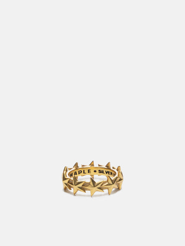 MAPLE Star Ring Medium 14K Gold Plated, Rings