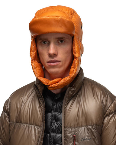 Nanga Mountain Lodge Down Ear Flap Cap Orange, Accessories